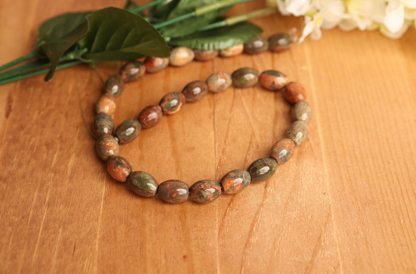 New Ocean Jasper Barrels 10x14mm