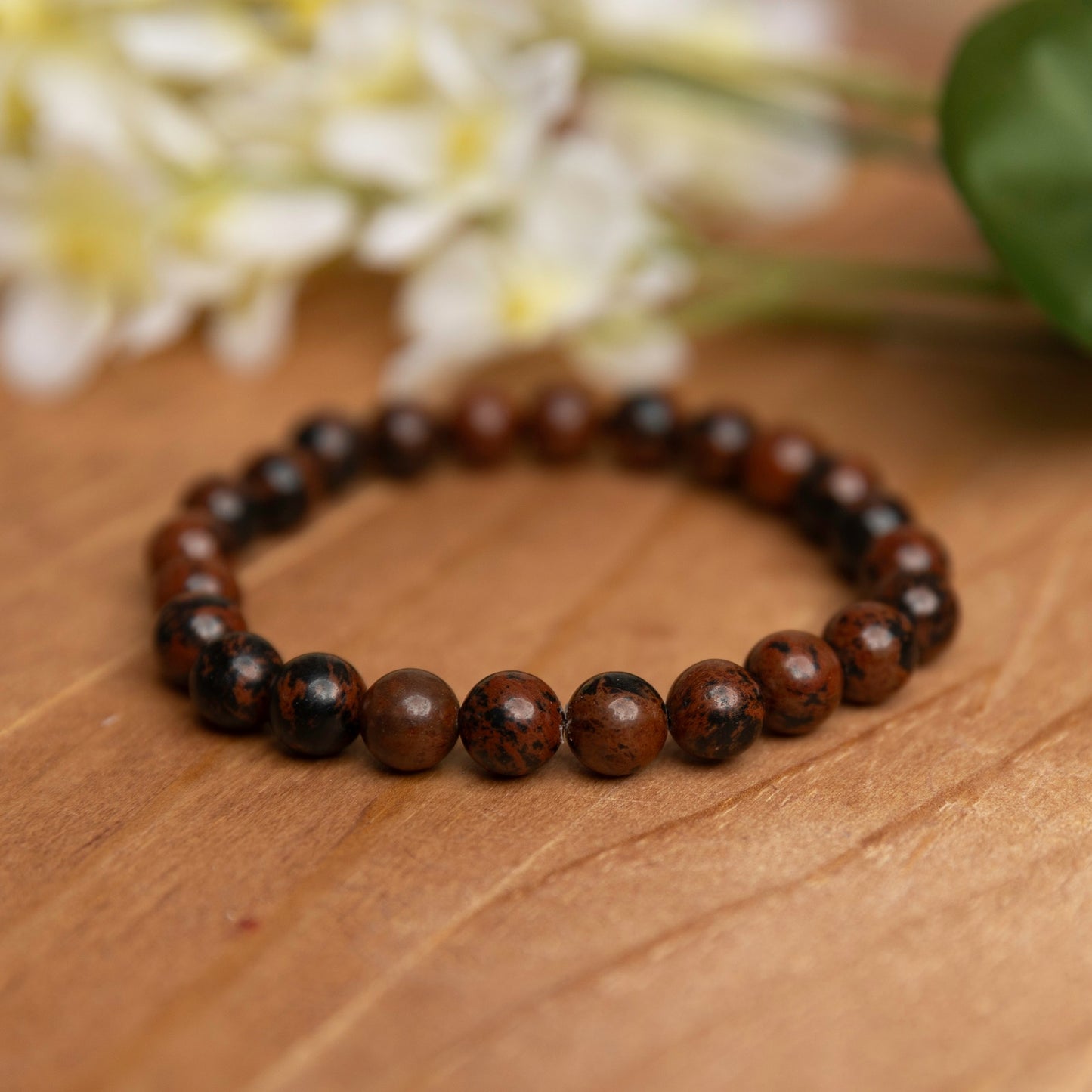 Mahogany Obsidian Gemstone Bracelet