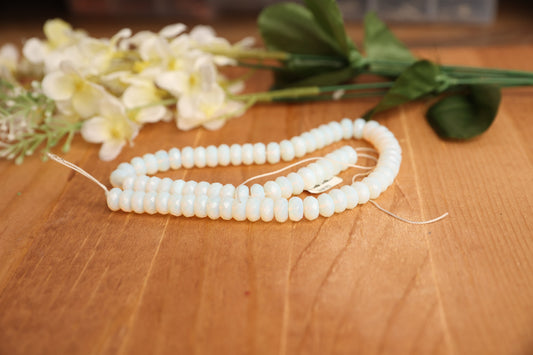 Opalite Faceted Rondelle Beads – 10mm