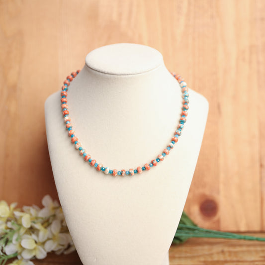 Rainforest Jasper & Apatite Necklace