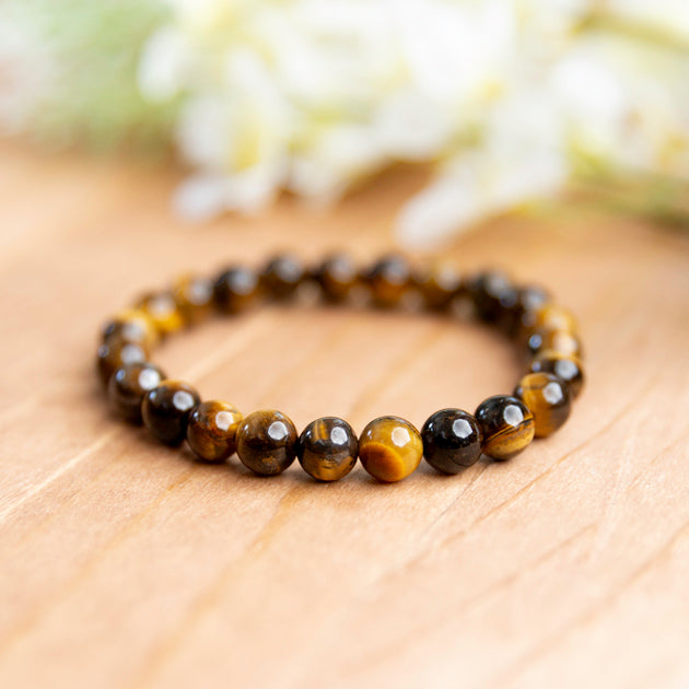 Tigers Eyes Stretch Bracelet - 6.5 inches unstretched