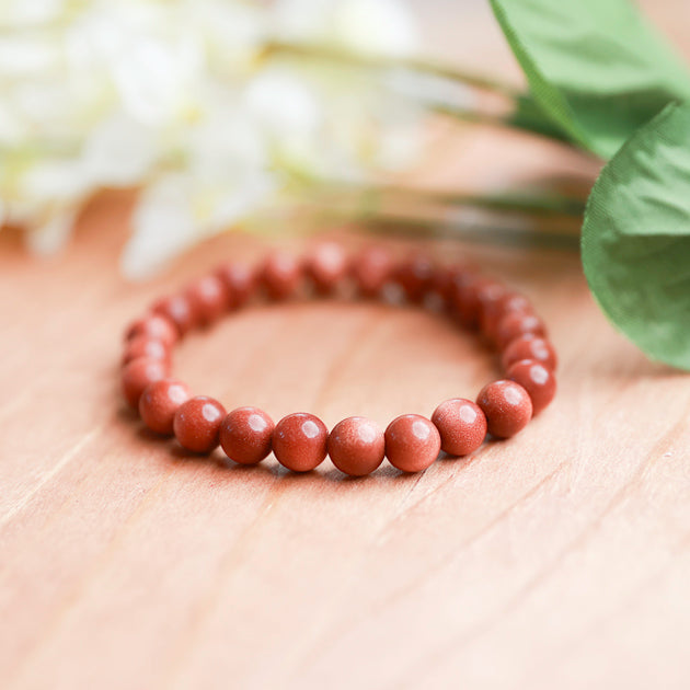 Goldstone Stretch Bracelet - 6.75 inches unstretched