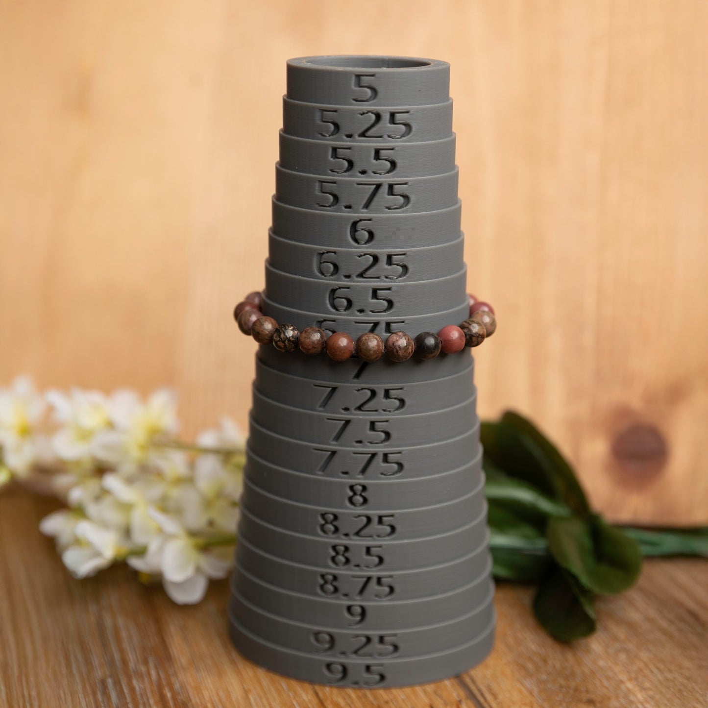Rhodonite Gemstone Bracelet – Love, Healing & Emotional Balance
