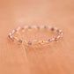 Wire Wrapped Amethyst Bracelet – Mixed Metal
