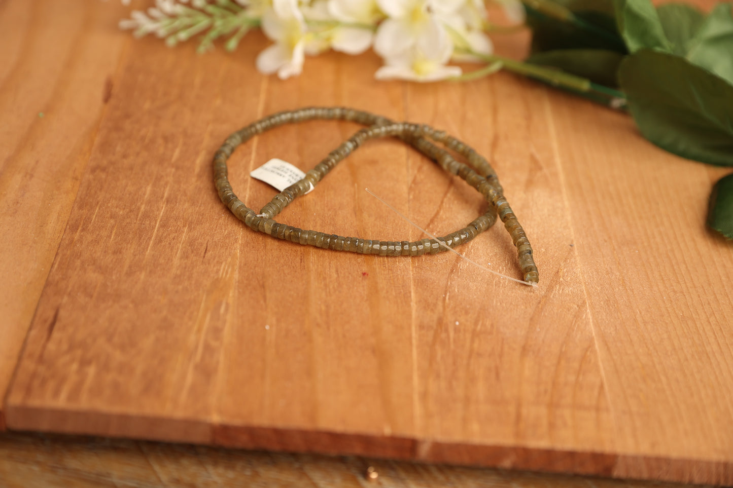 4mm Labradorite Heishi Beads