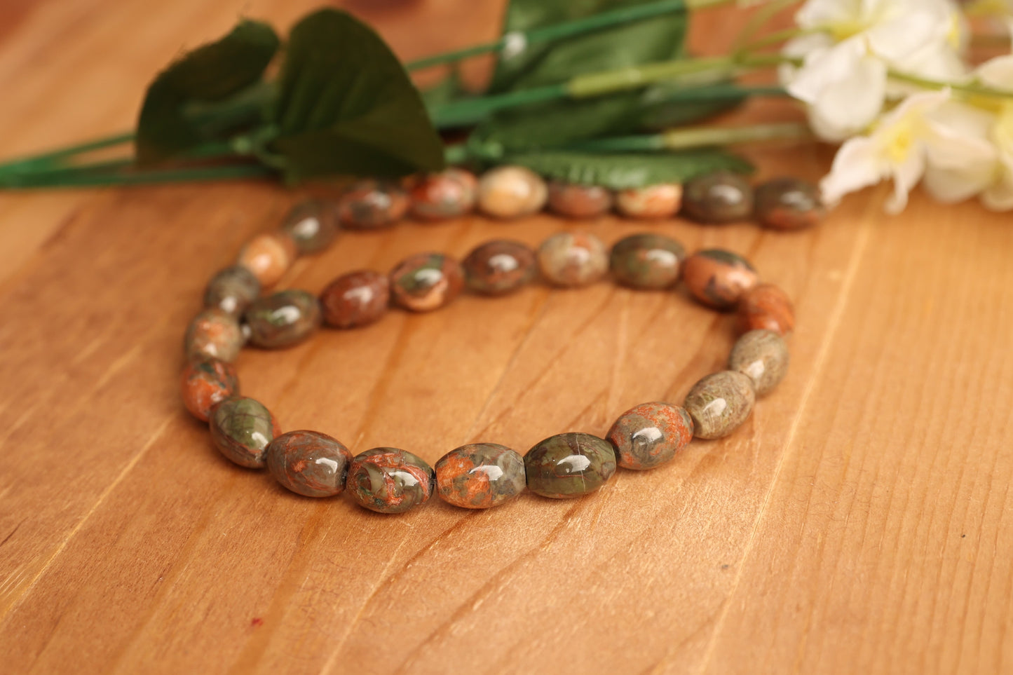 New Ocean Jasper Barrels 10x14mm