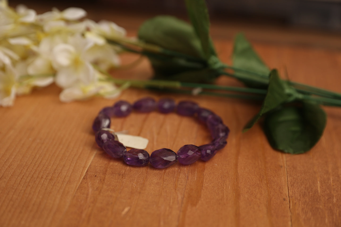 Natural Amethyst Faceted Oval Nuggets – approx. 10×13mm