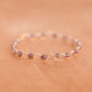 Wire Wrapped Amethyst Bracelet – Mixed Metal