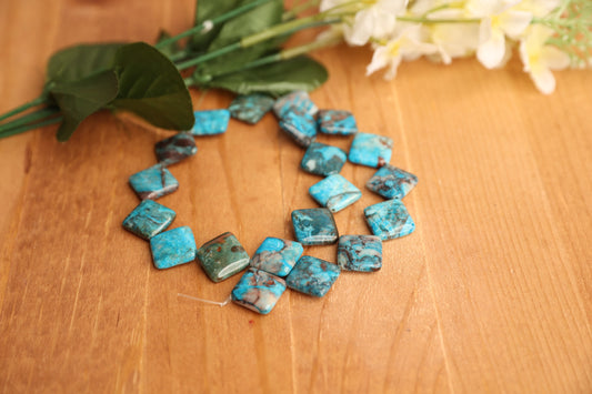Blue Crazy Lace Agate 16mm Diamond