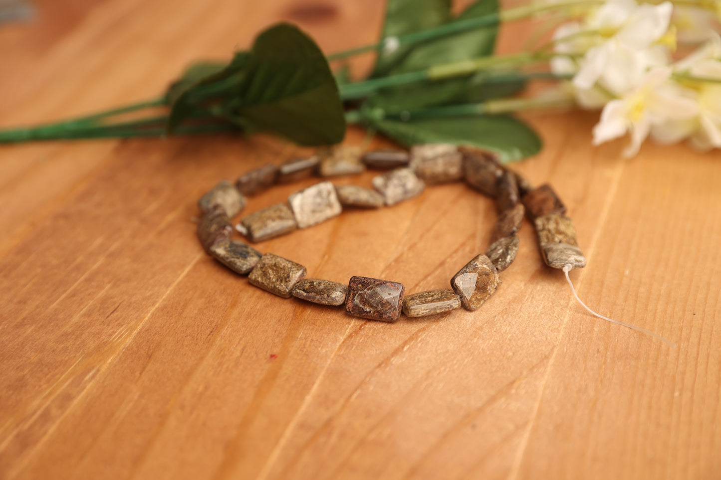 Bronzite Faceted Rectangle 10x14mm