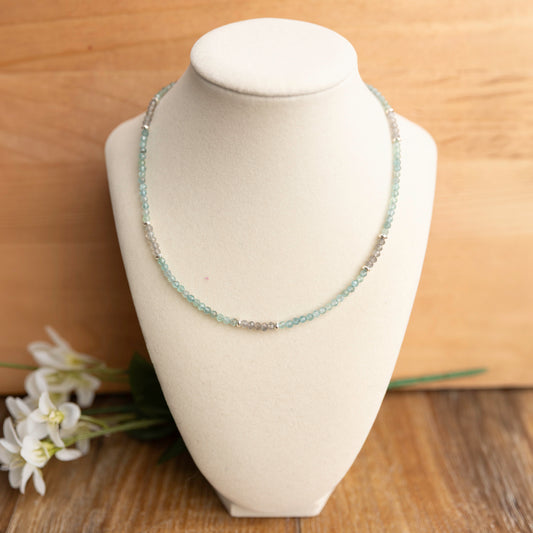 Apatite and Labradorite Necklace