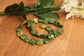 Chinese Azurite Puffed Square 12mm