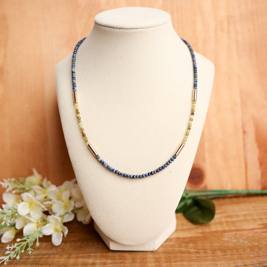 Golden Hour Blues Necklace
