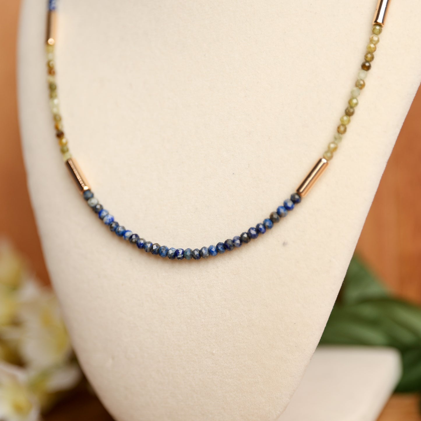 Golden Hour Blues Necklace