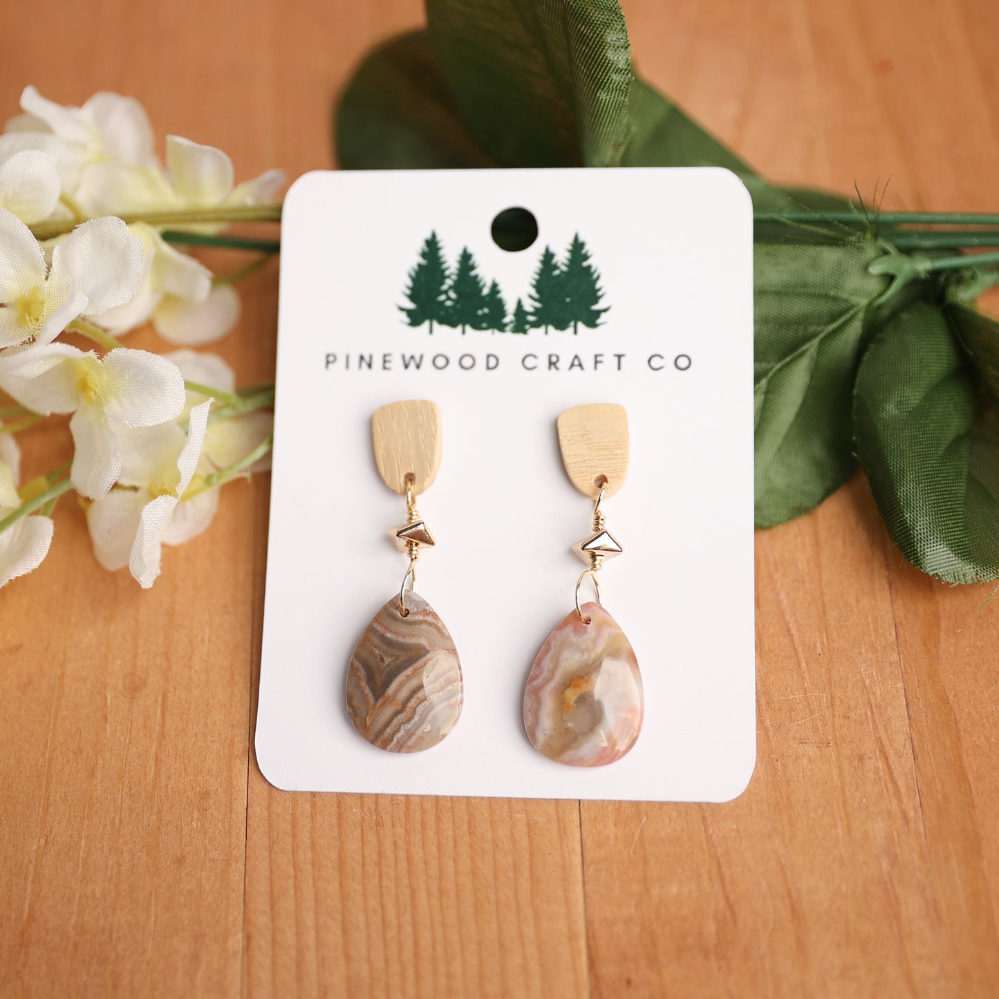 Mexican Lace Agate Drops