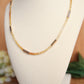 Graduated Golden Gemstone & Hematite Necklace