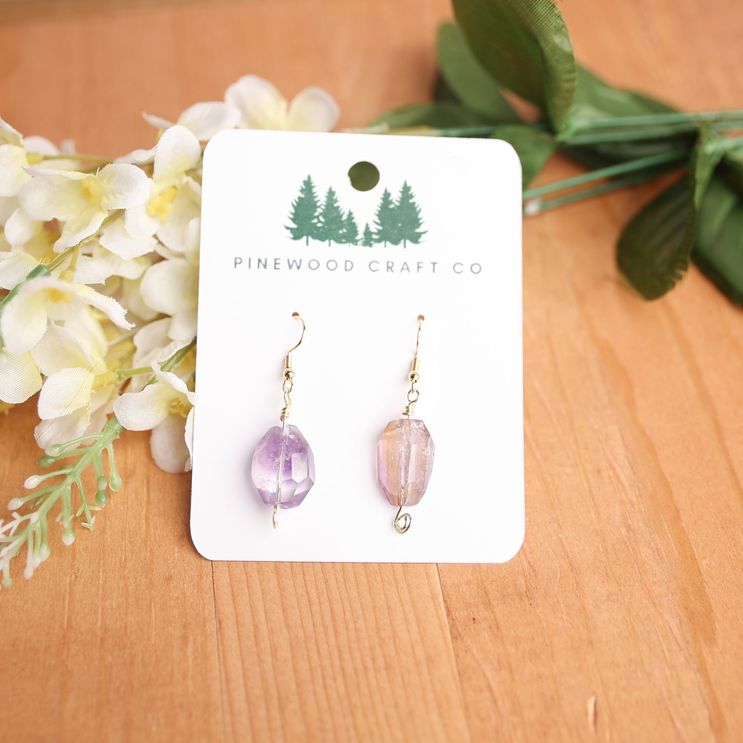 Ametrine Nugget Dangles