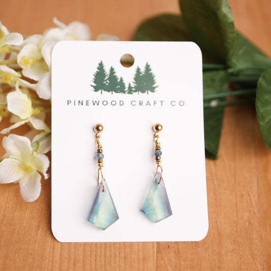 Rainbow Fluorite Dangles