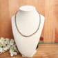 Ice Obsidian &amp; Copper Toned Necklace – 17.5" + Extender