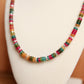 Colorful Jade Gemstone Necklace