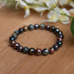 Faceted Electroplated Multi Color Tigers Eyes - 6 inches unstetched