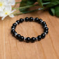 Onyx w/ Hematite Spacers - 6.5 inches unstretched