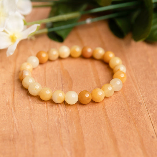 Topaz Jade Bracelet – 6.25 Inches (Unstretched)