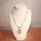 Angelite, Labradorite, & Moonstone with a silver plated Rutilated Quartz Pendant