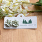 Handmade Champagne Floral Studs