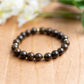 Bronzite w/Gold plated Spacers - 6.25 inches unstretched