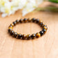 Tigers Eyes Stretch Bracelet - 6.5 inches unstretched