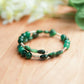 Ruby in Zoisite, Fuchsite and Hematite Memory Wire