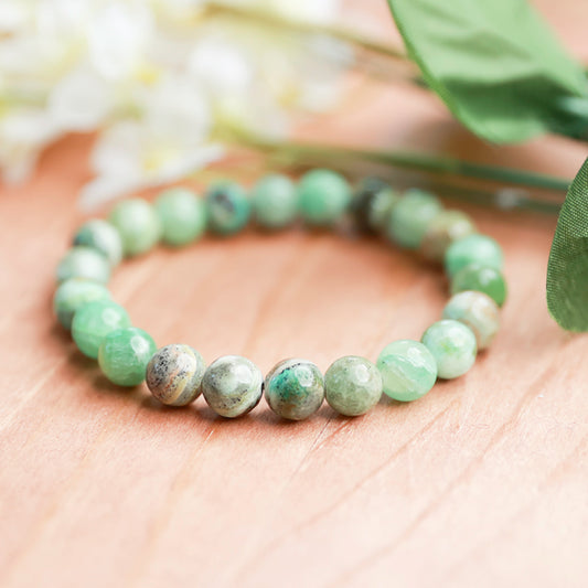 Green Line Jasper - 7.5 inches Unstretched