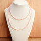 Pink Opal Wrap necklace