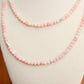 Pink Opal Wrap necklace