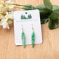 Green Dagger Earrings