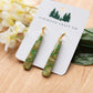 Green Agate Inspired Earrings