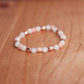 Moonstone, Pink Jade and Hematite Bracelet