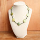 Green Garnet & Moss Agate Statement Necklace