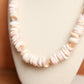 Pink Conch Shell &amp; Rose Quartz Necklace