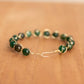 Fushite wire wrapped Bracelet w/Hook Closure -6.5 inch