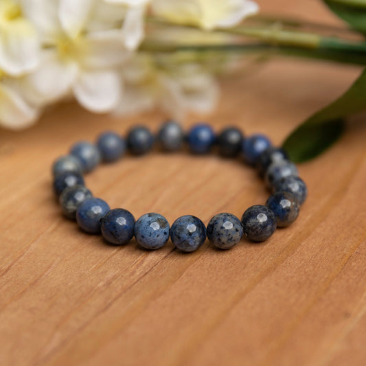 Dumortierite Gemstone Bracelet – Focus, Confidence & Calm